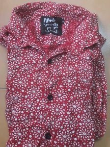 Retro Floral Button-Up Shirt