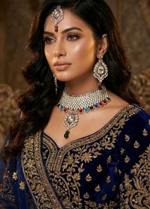 Royal Multicolor Bridal Set 4pc