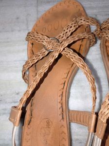 Braided Strappy Sandals