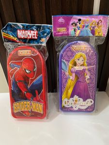Princess &amp; Spiderman Pencil box Combo