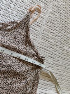 H&amp;M Lightweight Printed Spaghetti Strap Dress