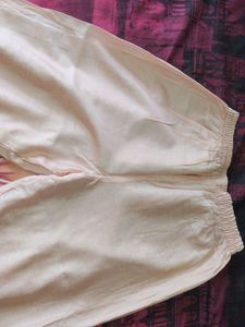 Peach Embroidered Kurta