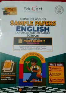 CBSE Class 10 English Sample Papers 2025-26