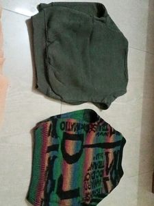 Boys Full Woolen Tshirt 2 Pcs