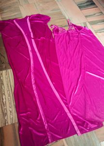 Satin Nighty Set