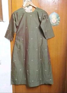 Olive Green 3 Piece  Salwar Suit