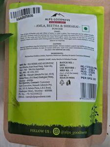 Amla Reetha And Shikakai Powder