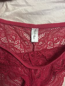 Red Lace Bra and Panty Set