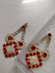 Red &amp; Gold Necklace Set