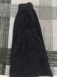 Black Cargo Style Jogger Pants girls