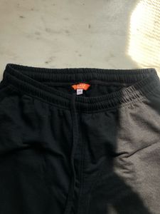 Black Wide-Leg Lounge Pants