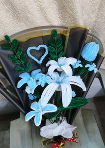 Handmade Pipe Cleaner flower bouquet