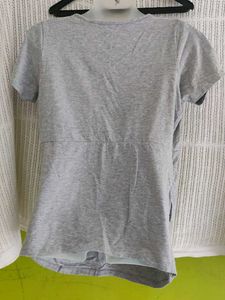 Gray Maternity Nursing Top