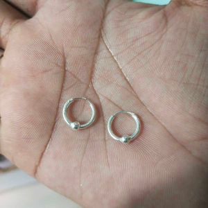 925 Silver Ball Earings/Bali 1pair