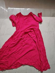 Beautiful Pink Embroidered Kurta
