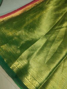 Red And Green Colour Saree