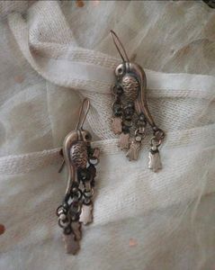 Brass handmade lightweight Bird Earrings