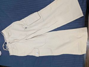 Urbanic New Beige Cargo Pants
