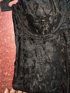 Black Lace Corset Top