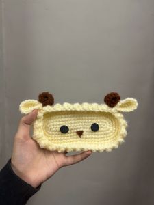 Crochet Sheep Glasses Case