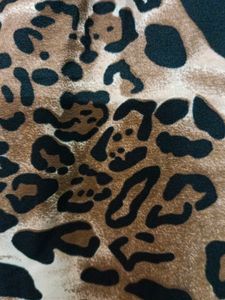Black Top With Animal Print