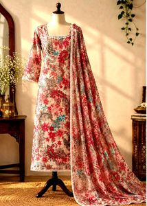 😻floral pakistani kurta with duppata only ✨❤️