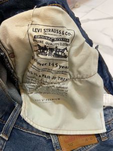 Levi’s Men Straight Fit Distressed Heavy Jeans