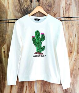 Sparkly Cactus Sweatshirt size-40