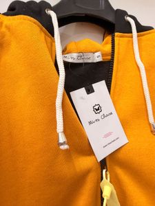 Miss Chase Orange Zip-Up Hoodie