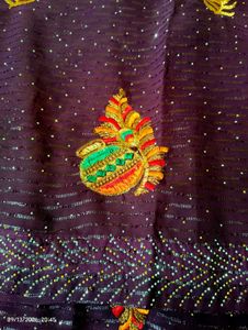 Beautiful Embellished Saree