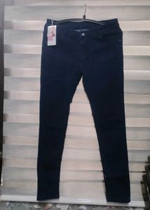 Dark Blue Denim Jeans