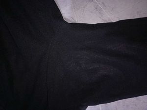 Assymetrical High Low Pretty Black Dress