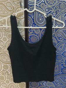 Black Tank Top with Red Bows