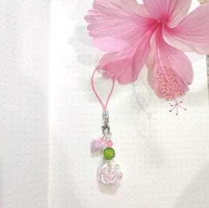 Flower Pink Phone Charm🌸🌺🌷