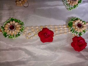 Floral Jewellery Set for Haldi/Mehendi/ baby showe