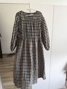 M&amp; S Gingham Check Midi Dress (Size 18-20 / XXL)