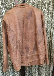 Vintage Brown Leather Jacket