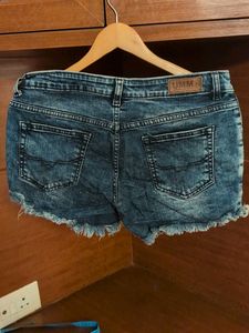 UMM Distressed Denim Shorts