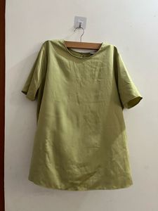 Lime Green Round-Neck T-Shirt