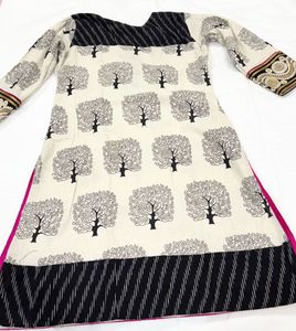 Kurti with Tree Print