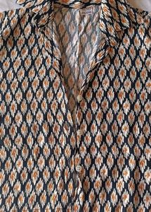 Vero Moda Printed Collared Shirt