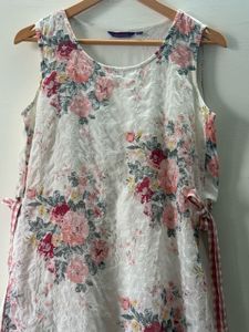Floral Print Sleeveless Dress