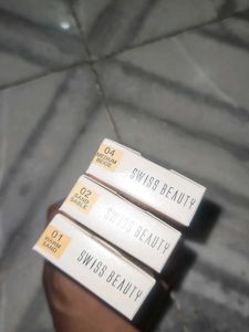 Swiss Beauty Perfect Liquid Concealer (3 pcs)