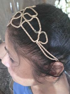 Gold-tone Indian Headpiece