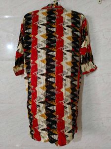 Patterned Shirt Kurta