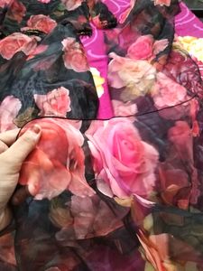 Organza Floral Heavy Flair Lehanga❤️