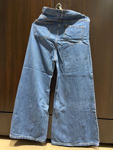 Dark Blue Wide Leg Jeans
