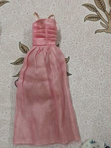 Old handmade Pink Sparkly Ruched Dress