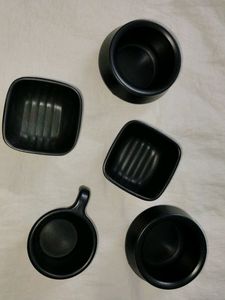 5 pieces Peanut ,pickles And Chutney Bowls