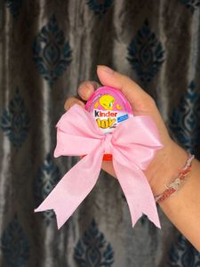Customised Bow Earing &amp; Pendant Kinderjoy 🎀
